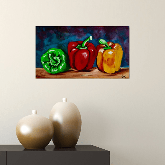 Still life with Peppers