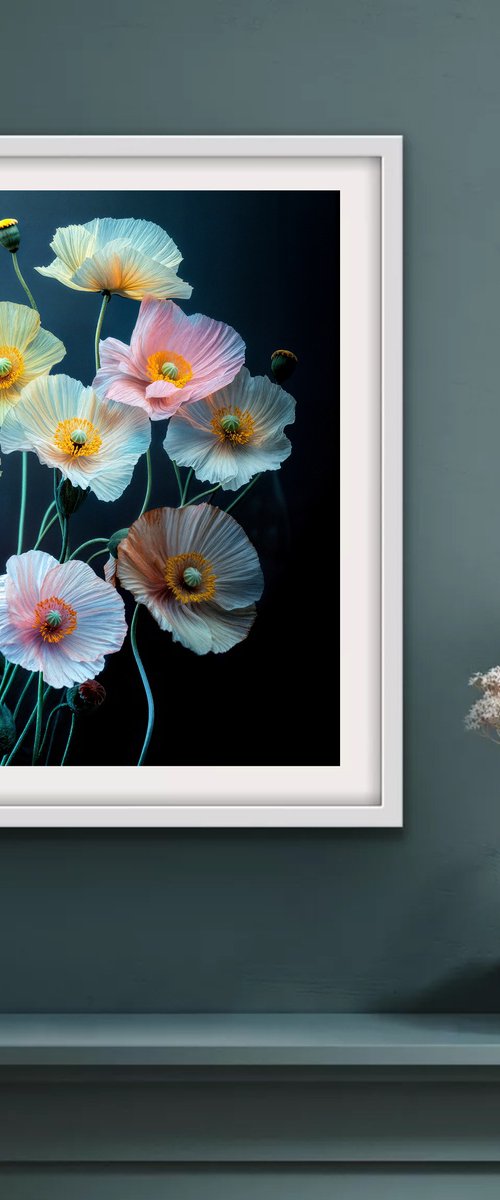 Poppies 40 by MICHAEL FILONOW