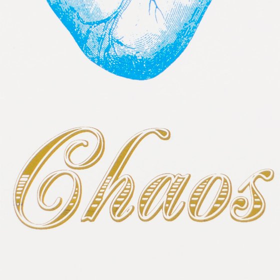 Order Chaos Cyan Blue (Small Prints)
