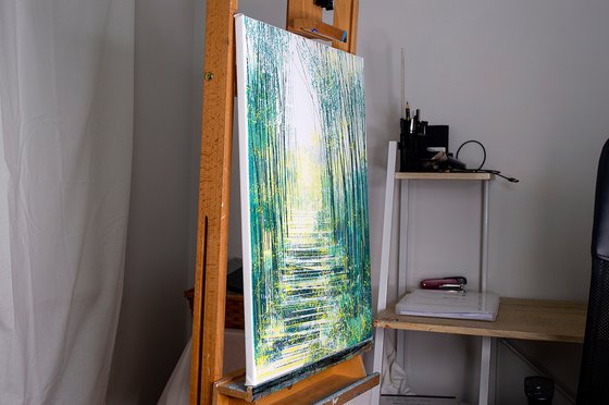 Light Through Spring Trees