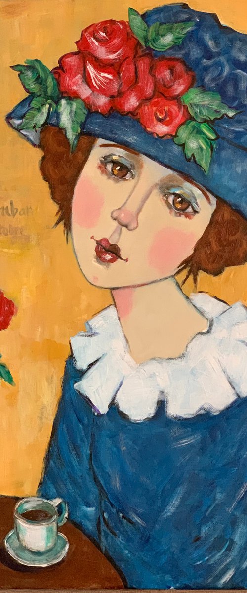Cafe, Vieux by Holly Wojahn