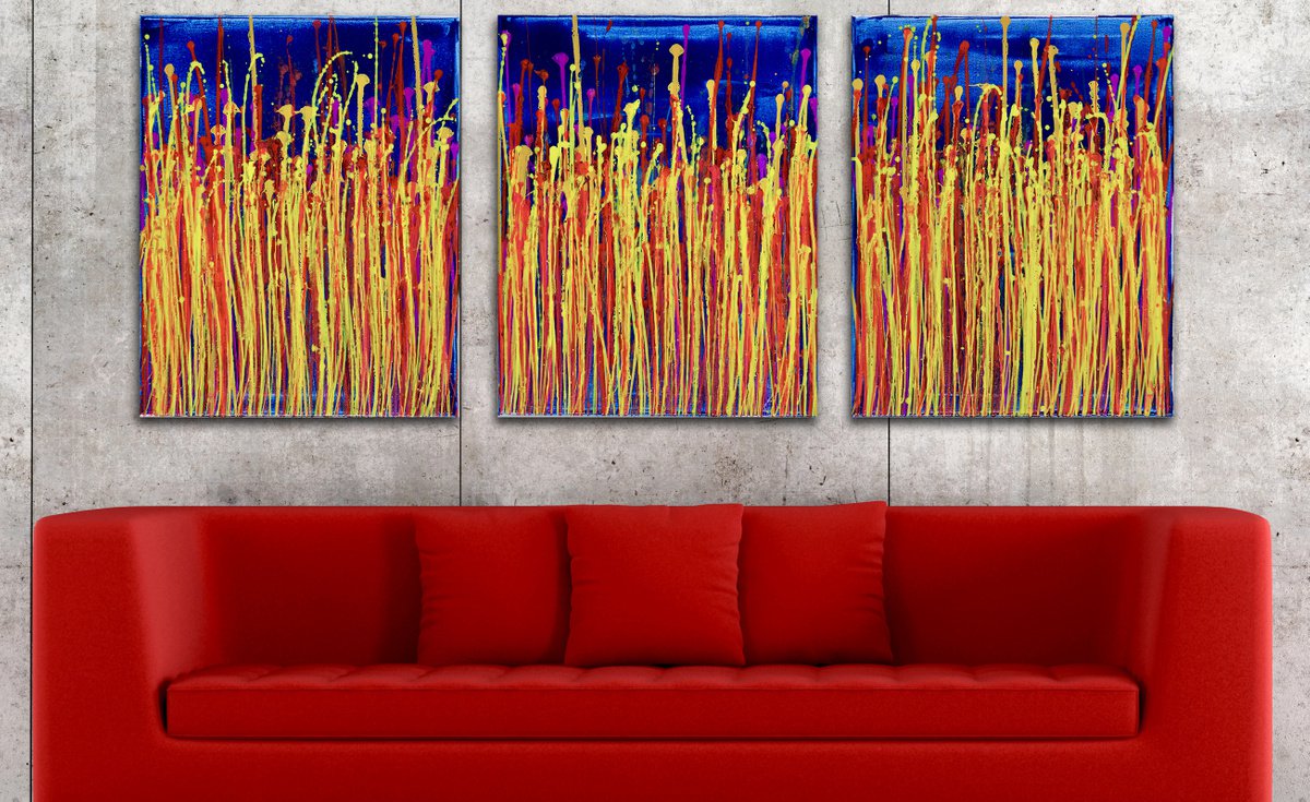 Daydream Panorama 5 (Fiery Retreat) |Inspired By Nature By Nestor Toro, 48 X 20, Artwork For Sale On Artfinder