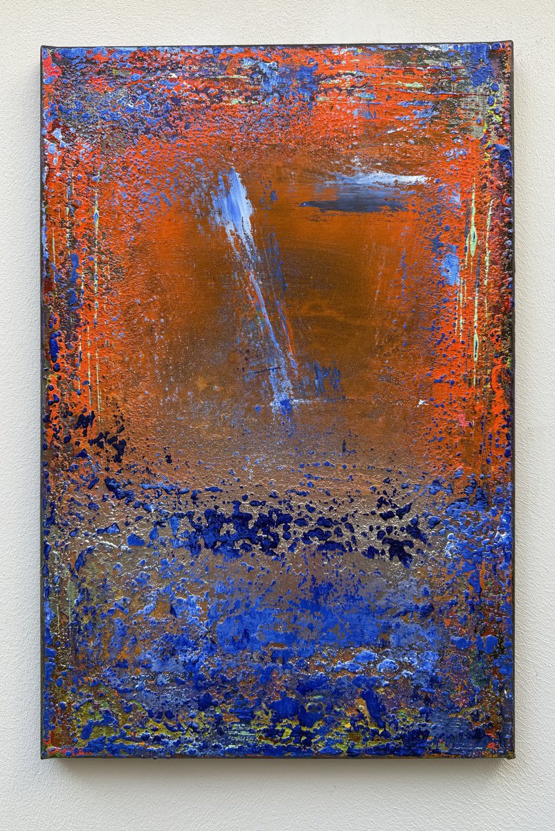  Rusty Sky, Blue Abyss By Viki Smoliar, 16 X 24, Artwork For Sale On Artfinder