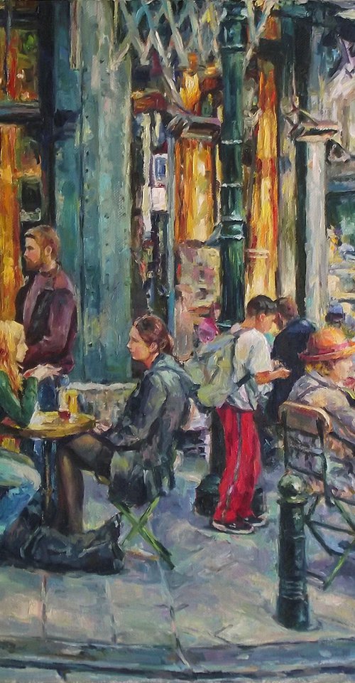 Café, street #2 by Vachagan Manukyan