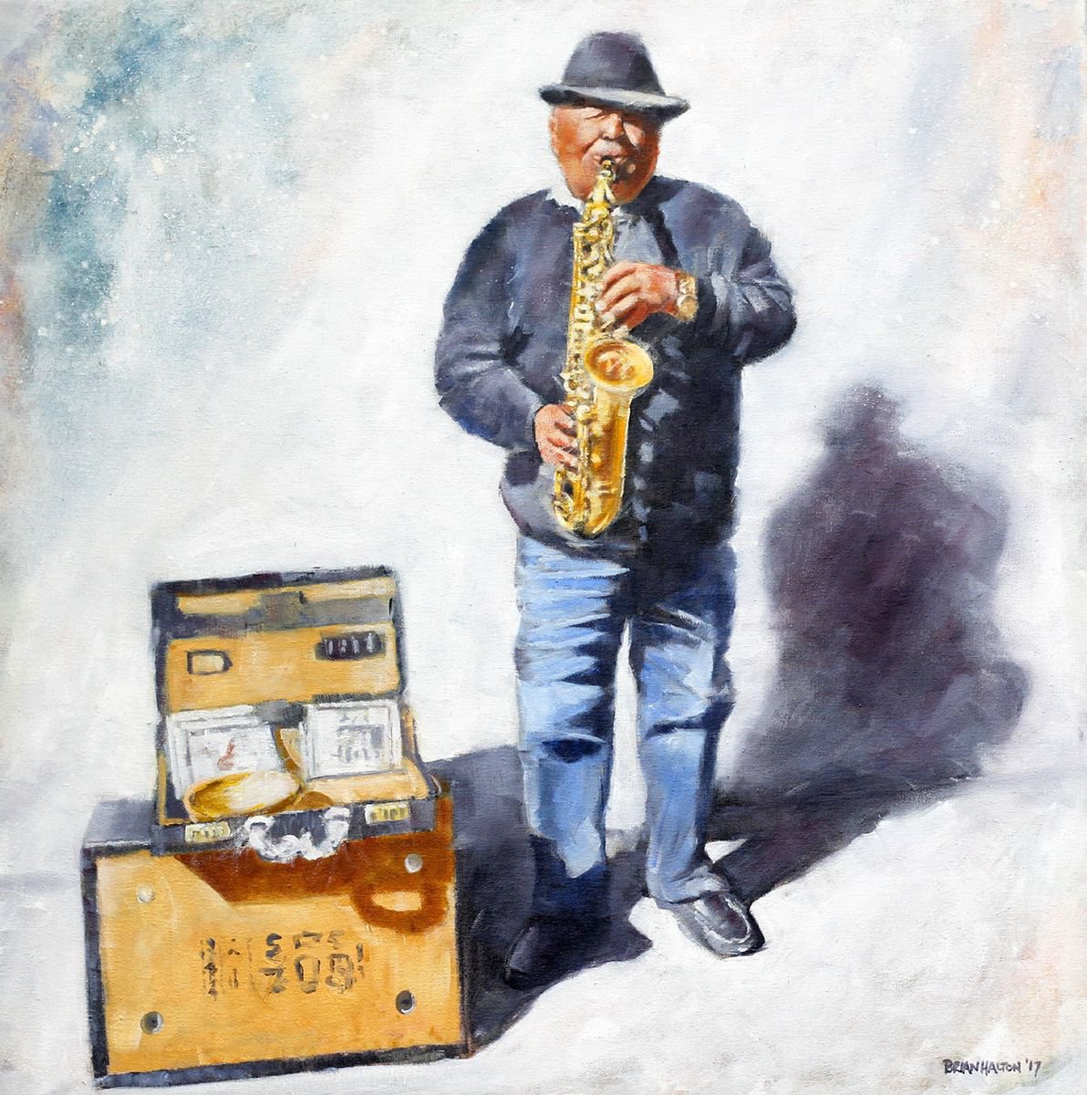Sax Player by Brian Halton