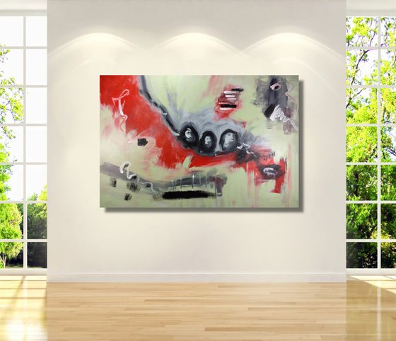 large paintings for living room/extra large painting/abstract Wall Art/original painting/painting on canvas 120x80-title-c781