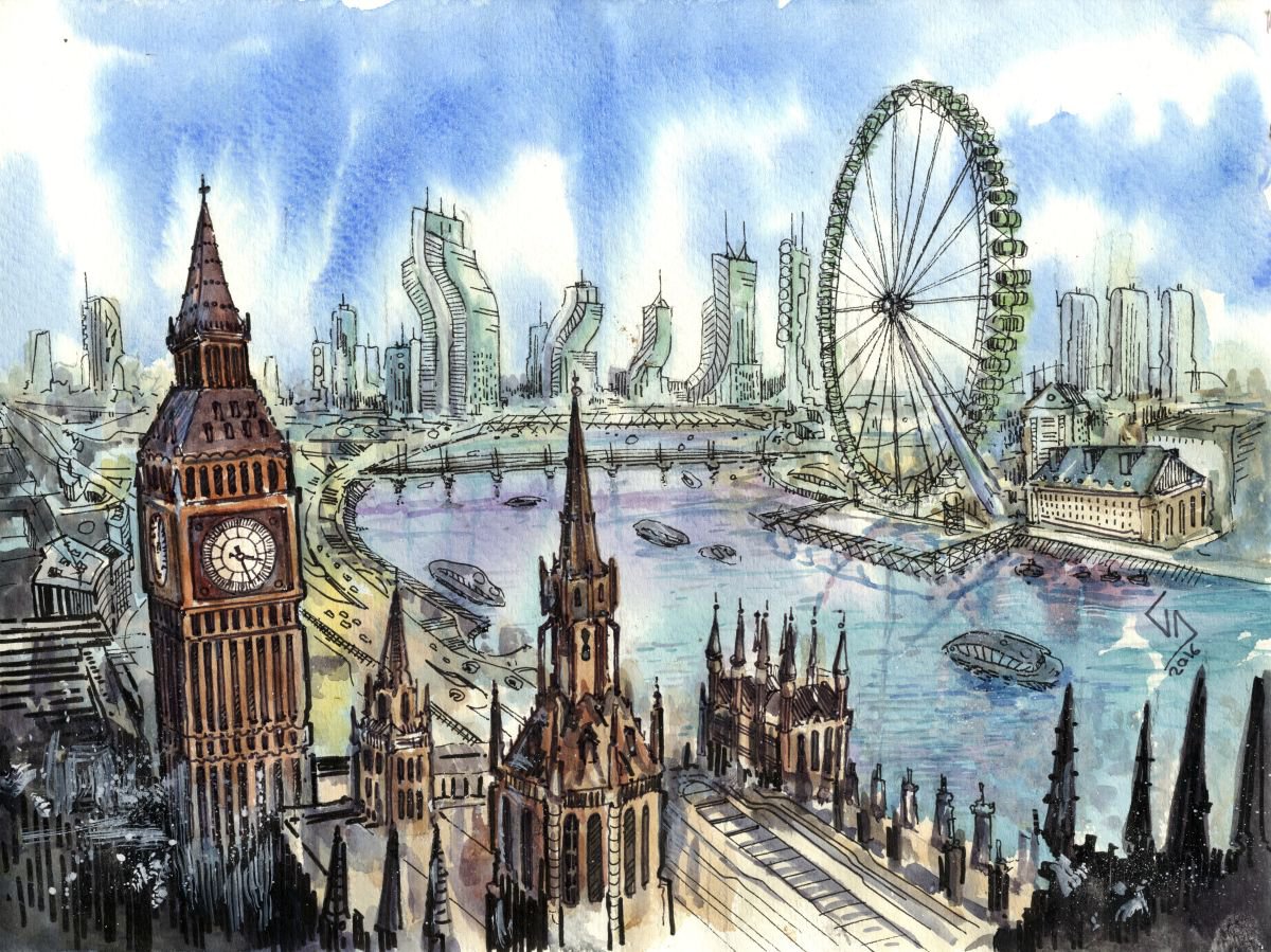 London Future by Denis Godyna
