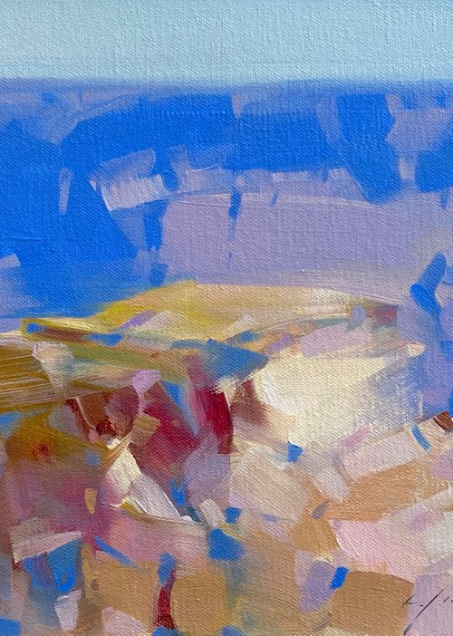 Canyon View, Original oil painting, Handmade artwork, One of a kind by Vahe Yeremyan