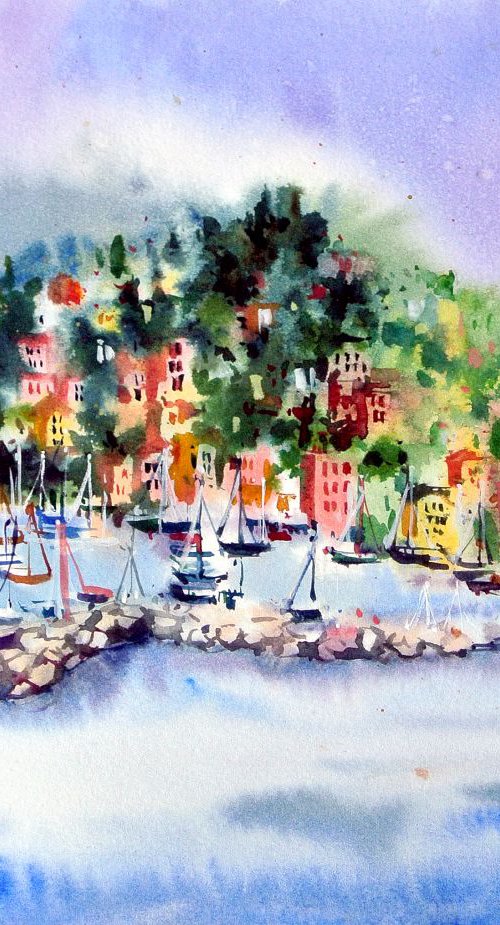 Bay of Rapallo by Ksenia Astakhova