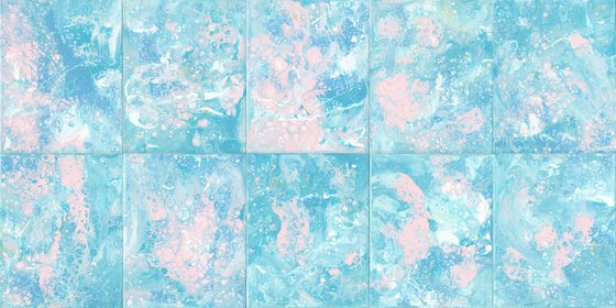 Dreams Of Serenity Collection 1 - 10 Parts - Abstract Paintings by Kathy Morton Stanion