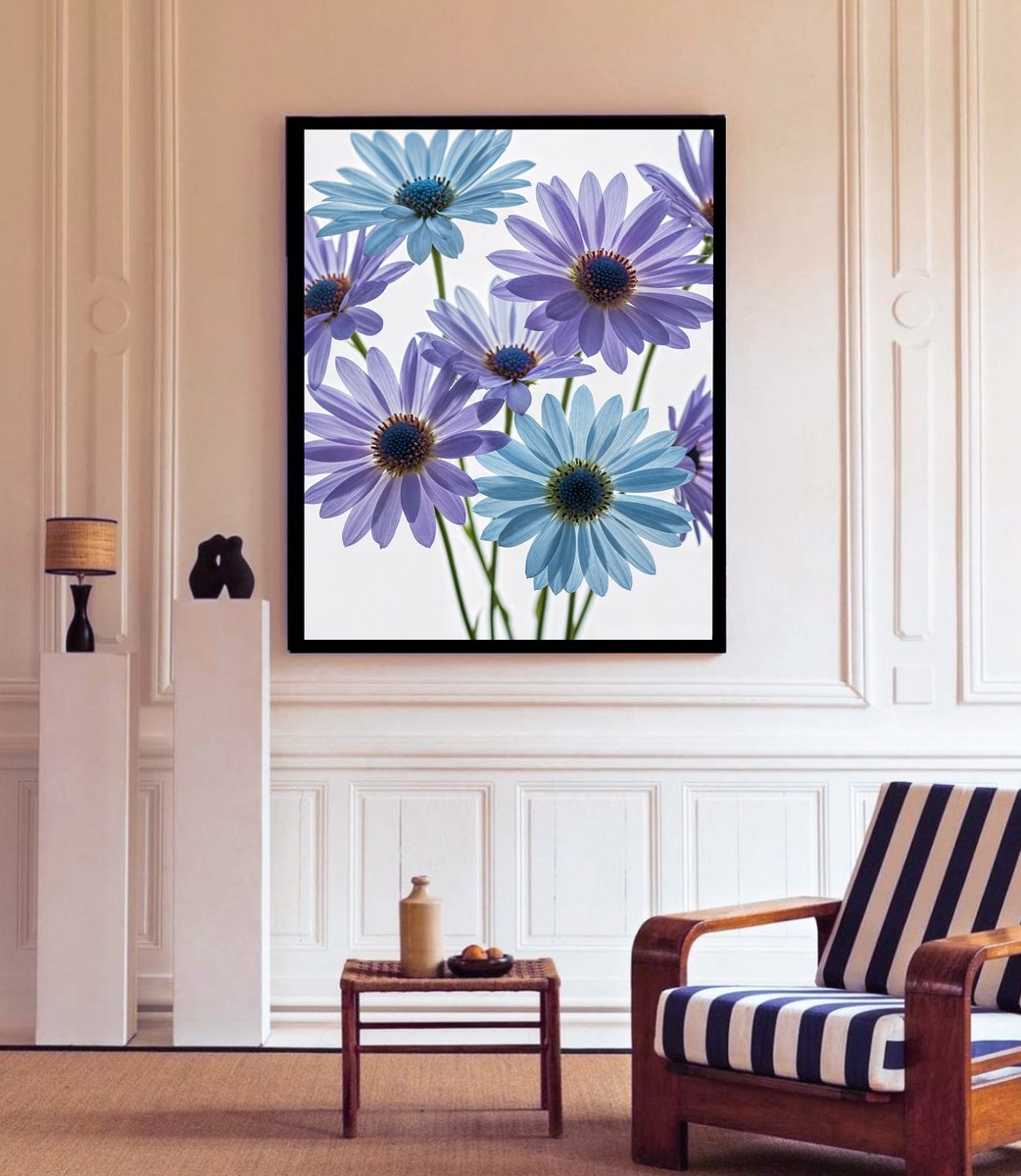 Photorealistic Botanical Photograph By Michael Filonow, 34 X 42", Translucent 44, Original Artwork