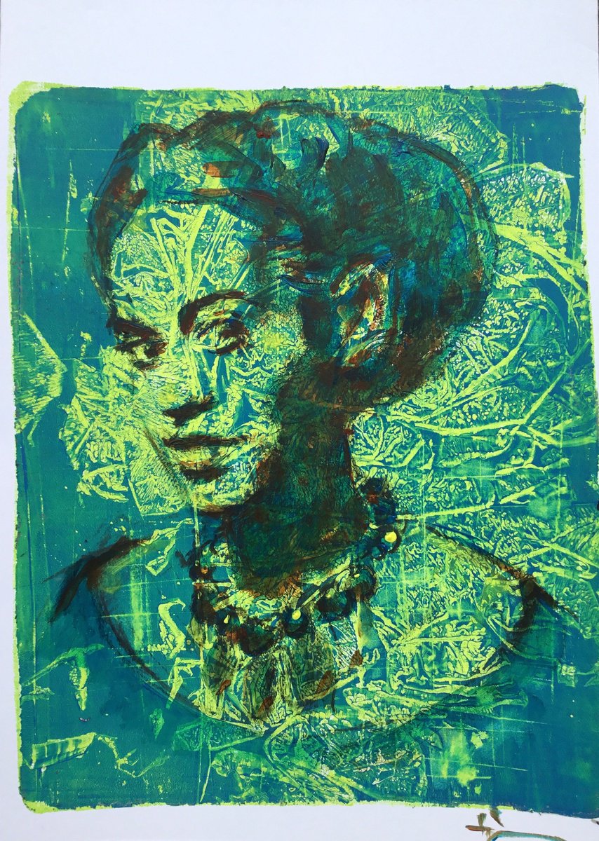 The Necklace By Dominique Deve, 8 X 11, Artwork For Sale On Artfinder