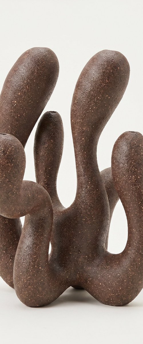 Hold the Light - Stone Edition Earth Brown by Shadia Sabagh