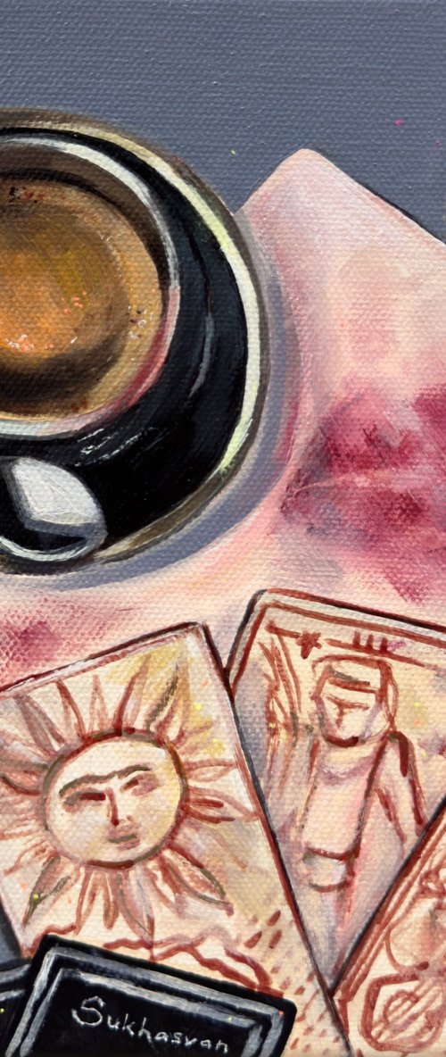 Coffee and Red Lipstick by Victoria Sukhasyan