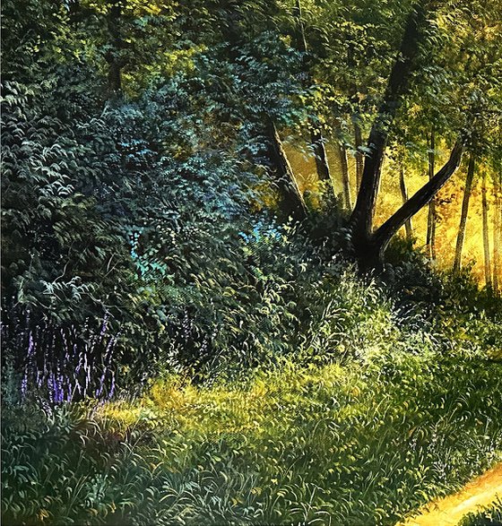 Forest  (60x80cm, oil painting, ready to hang)