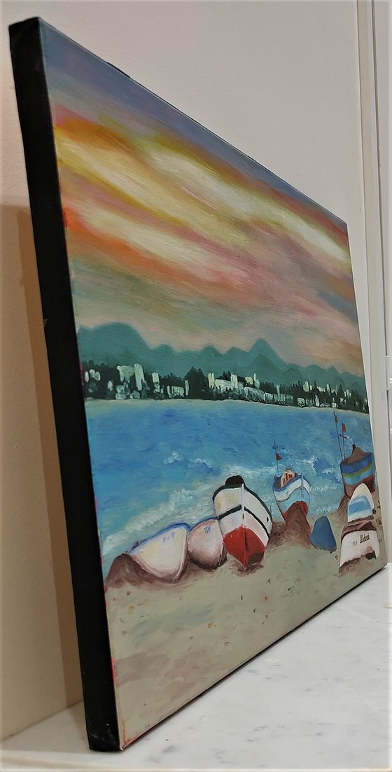 Le port d'Hammamet (Tunisie)