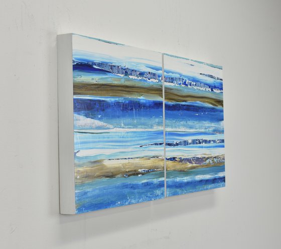 Aqua 11 (Diptych)