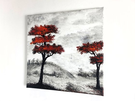 Gray landscape