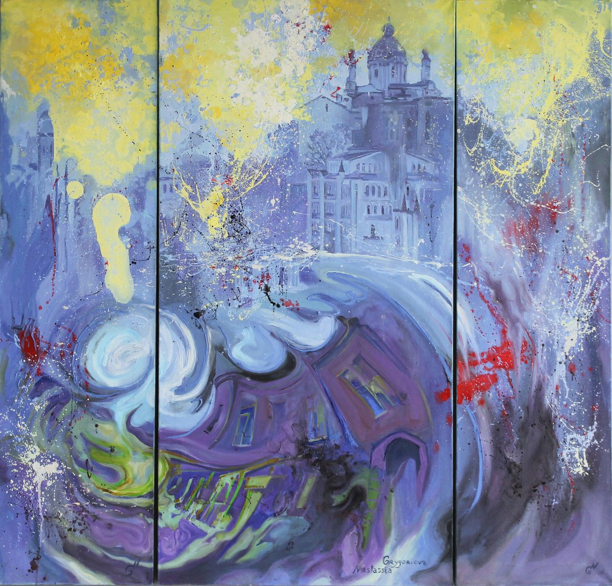 Expressive Oil Painting , Memories Of Andrew