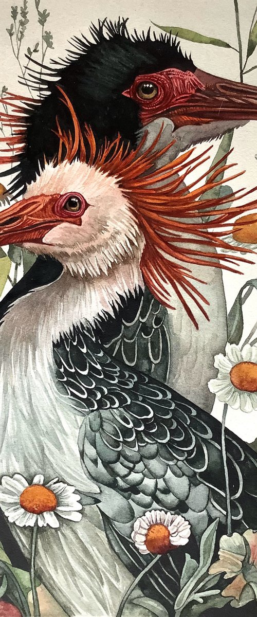Nestling in the Chamomile by Lisa Lennon