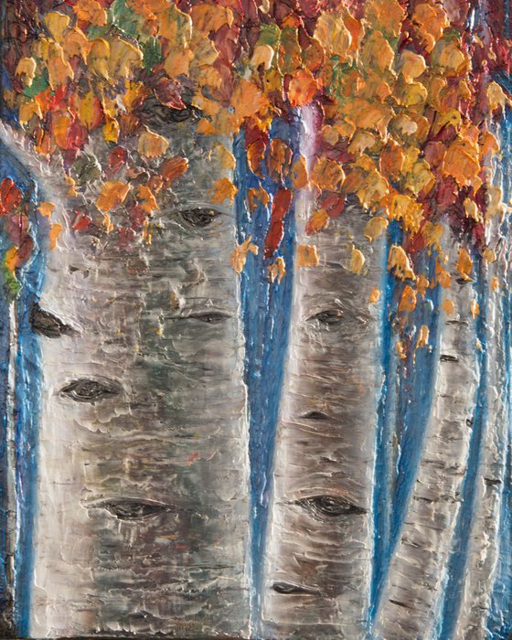 Birch Trees (16x20x0.5)