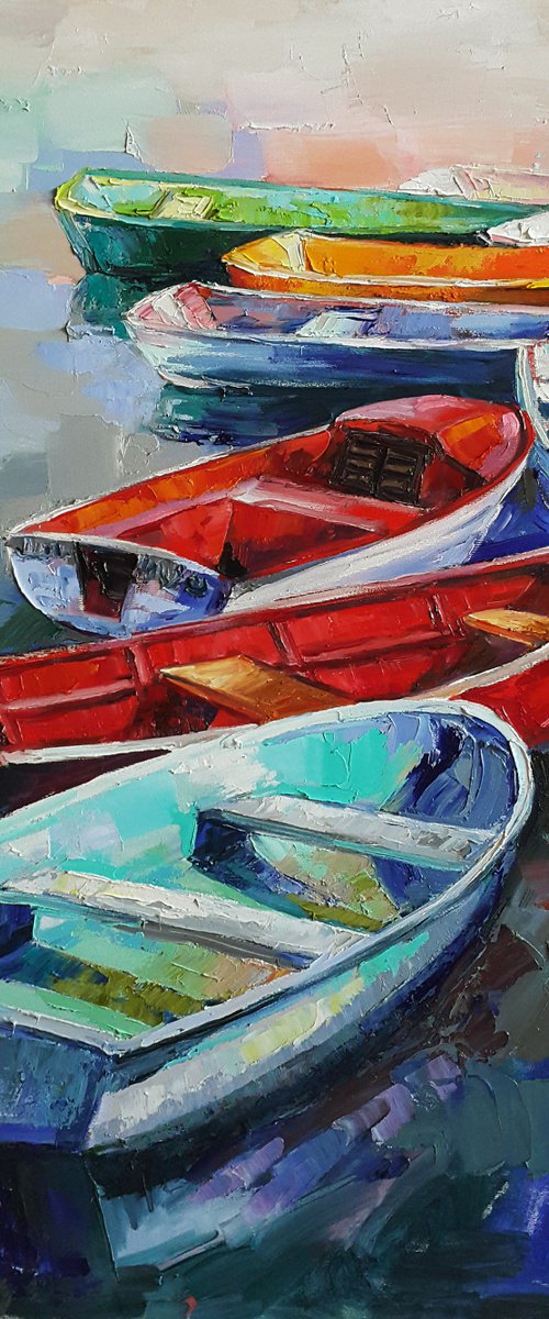 Boats by Viktoria Lapteva