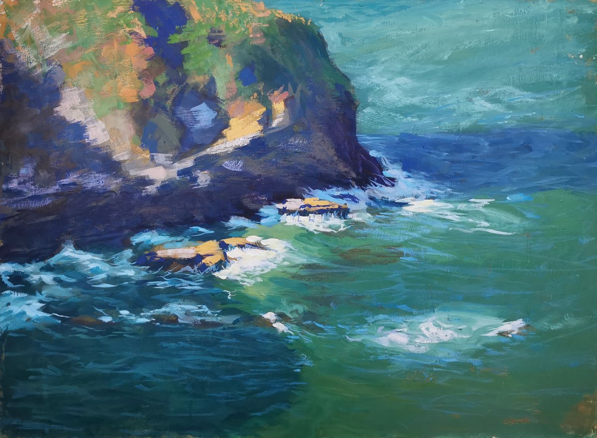 Cornwall coastline study by David Fernandez Giron