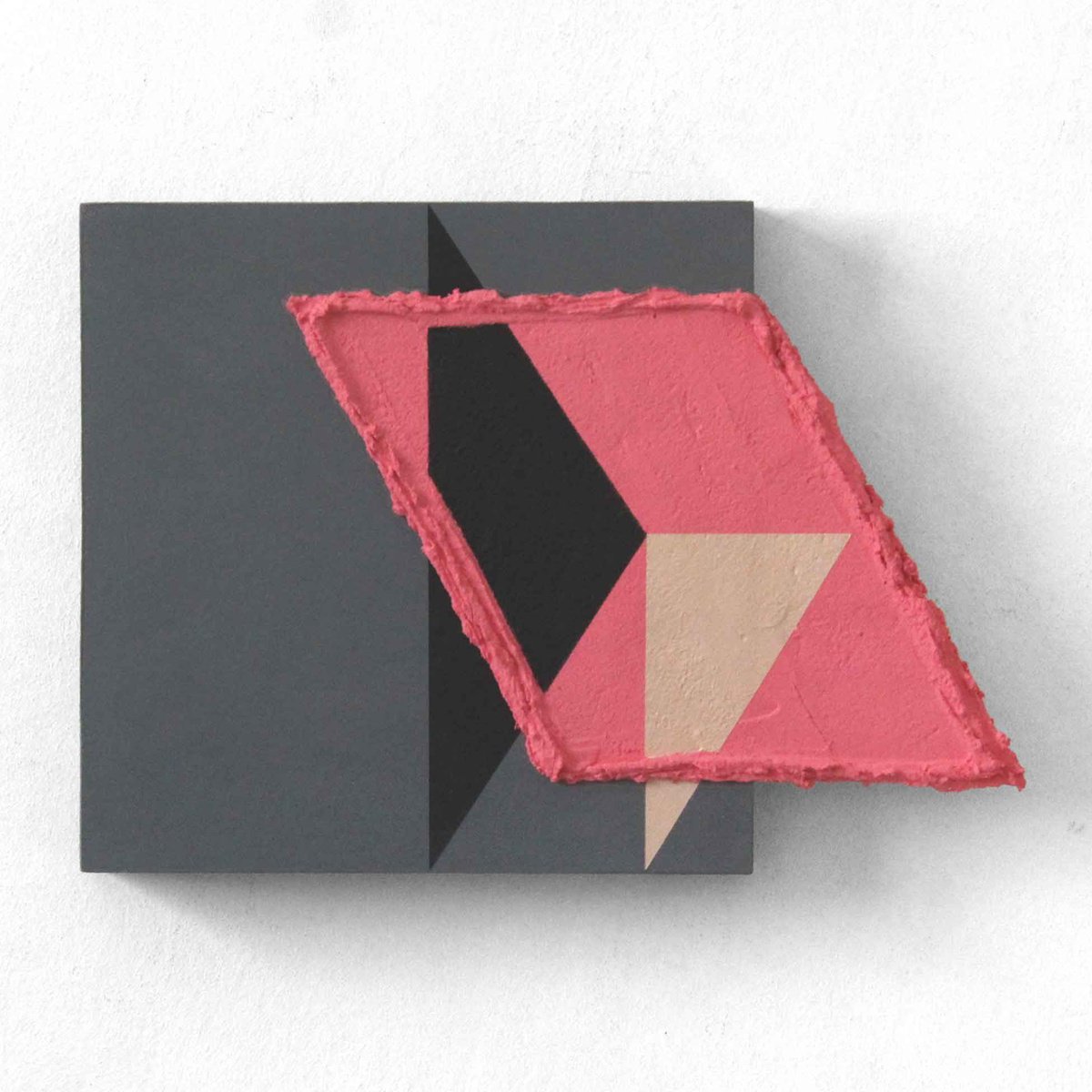 Abstract Acrylic Painting By Martin Singer, 11 X 8", Pm2T-25, Original Artwork