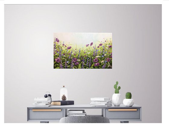 Purple Meadow (floral landscape)