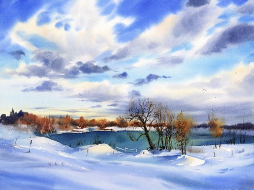 Winter day by Eugenia Gorbacheva