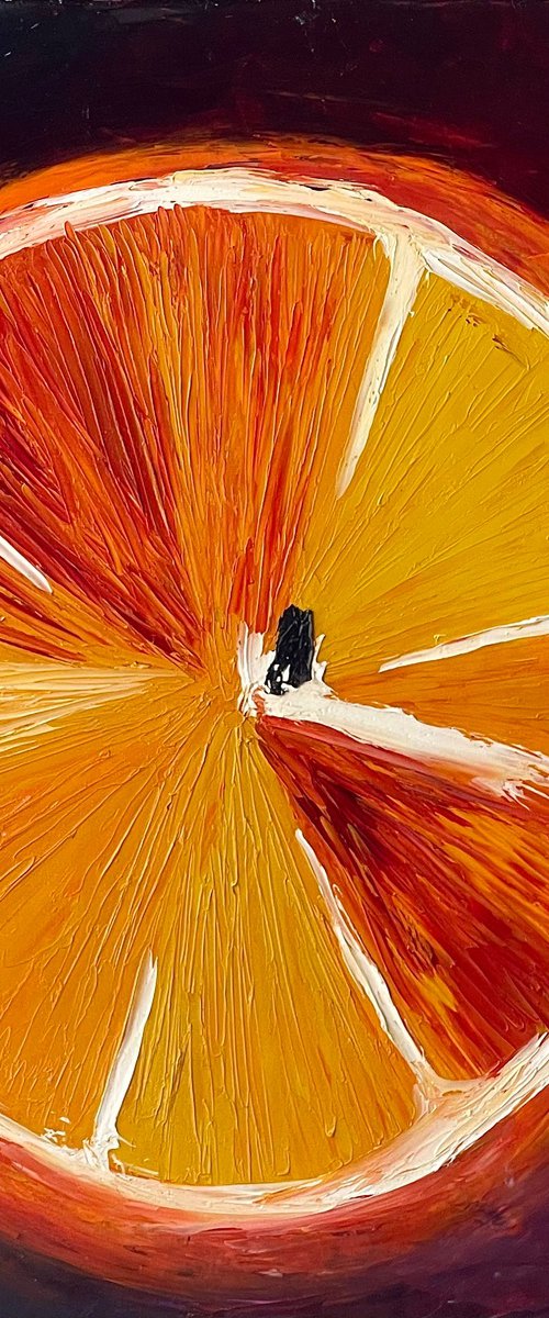 Orange by Anastasiia Novitskaya