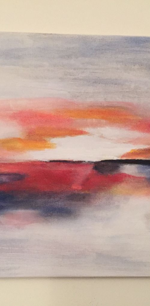 Abstract "Sunset" by Paul Simon Hughes