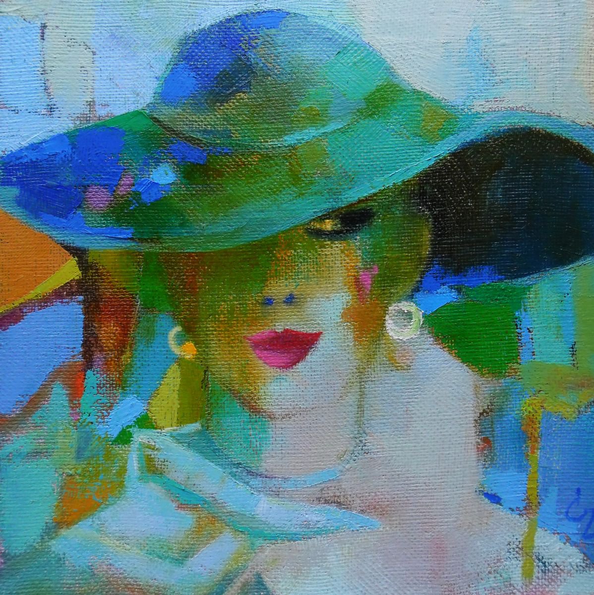 Smile under the hat. by Victoria Cozmolici
