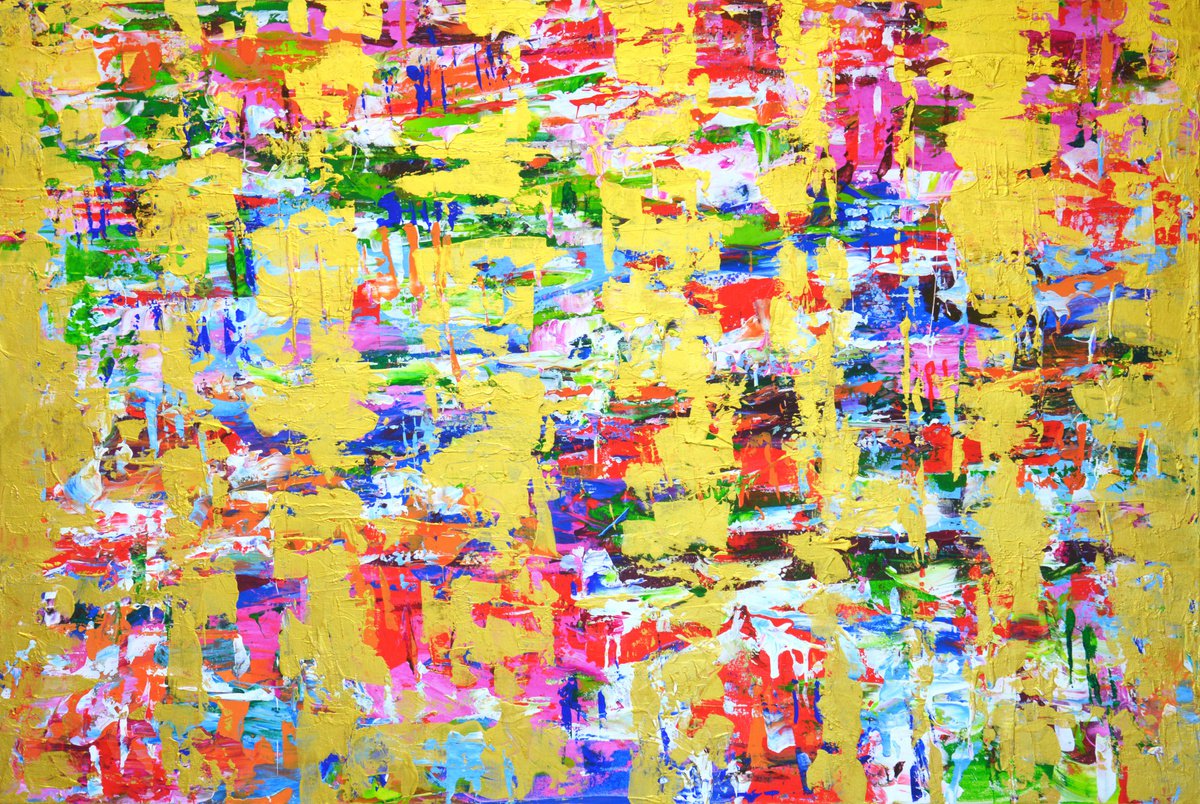 Expression with gold 2. by Iryna Kastsova
