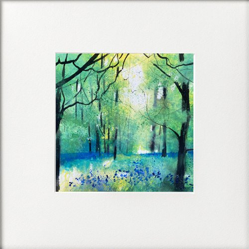 Seasons -  Spring Bluebell Woodland by Teresa Tanner