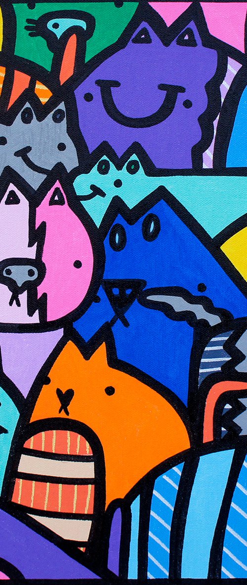 Cat Pack by Kev Munday