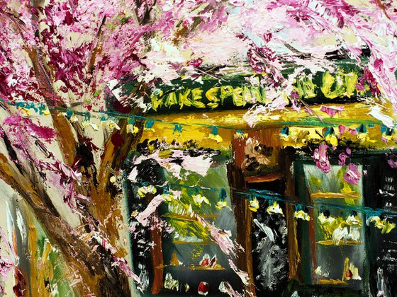 Cherry Blossoms by Shakespeare & Company, Paris II