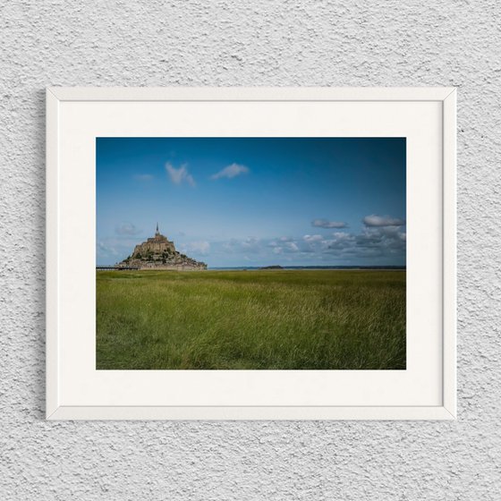 BLUE SKY ON MONT SAINT MICHEL