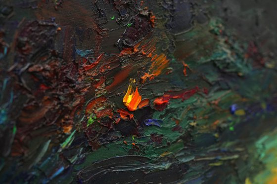 Mysterious Night over the river