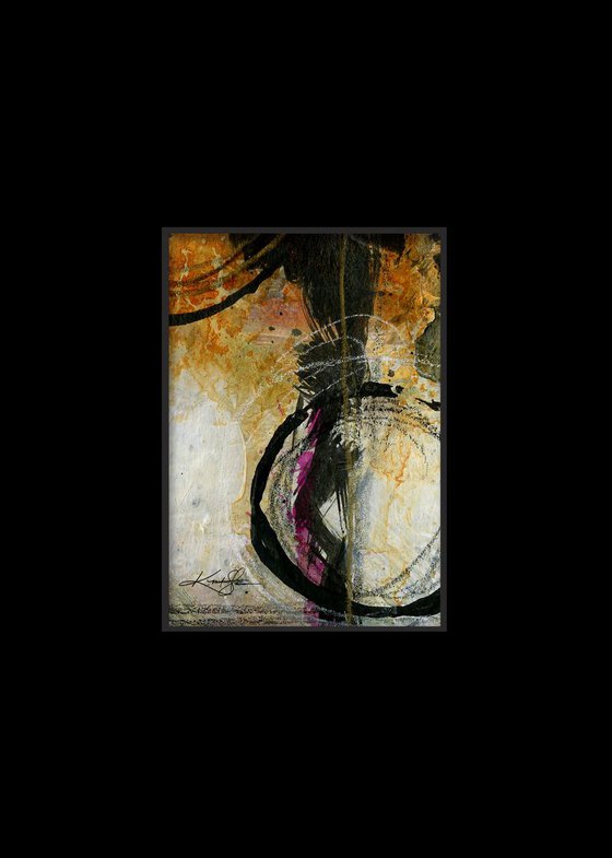 Calling Spirit 2019-26 - Mixed Media Abstract Spiritual Painting by Kathy Morton Stanion