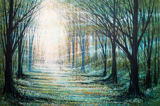 Forest Path In Winter