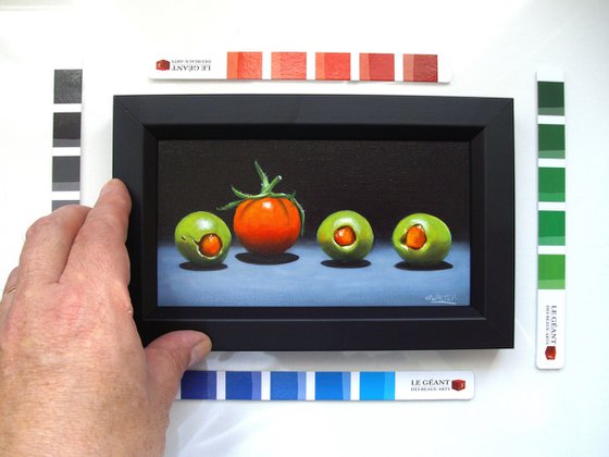 Olives cherries