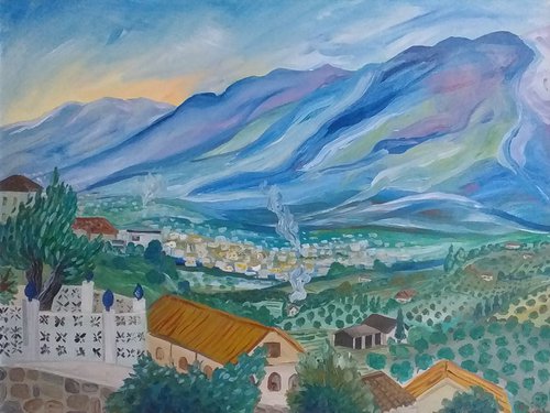 Alhaurín el grande vista from Monteolivos by Kirsty Wain