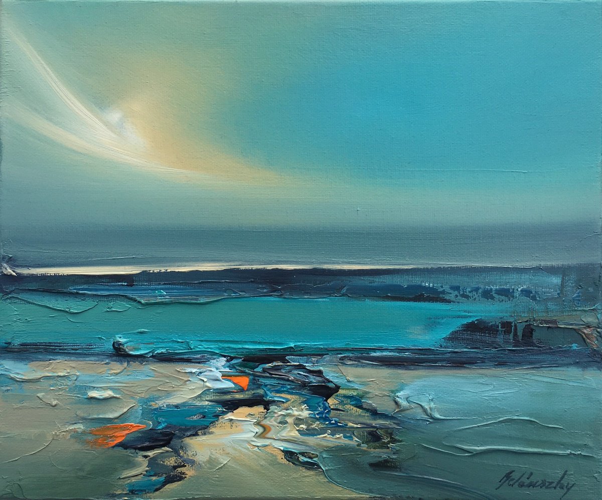 Turquoise tides by Beata Belanszky Demko