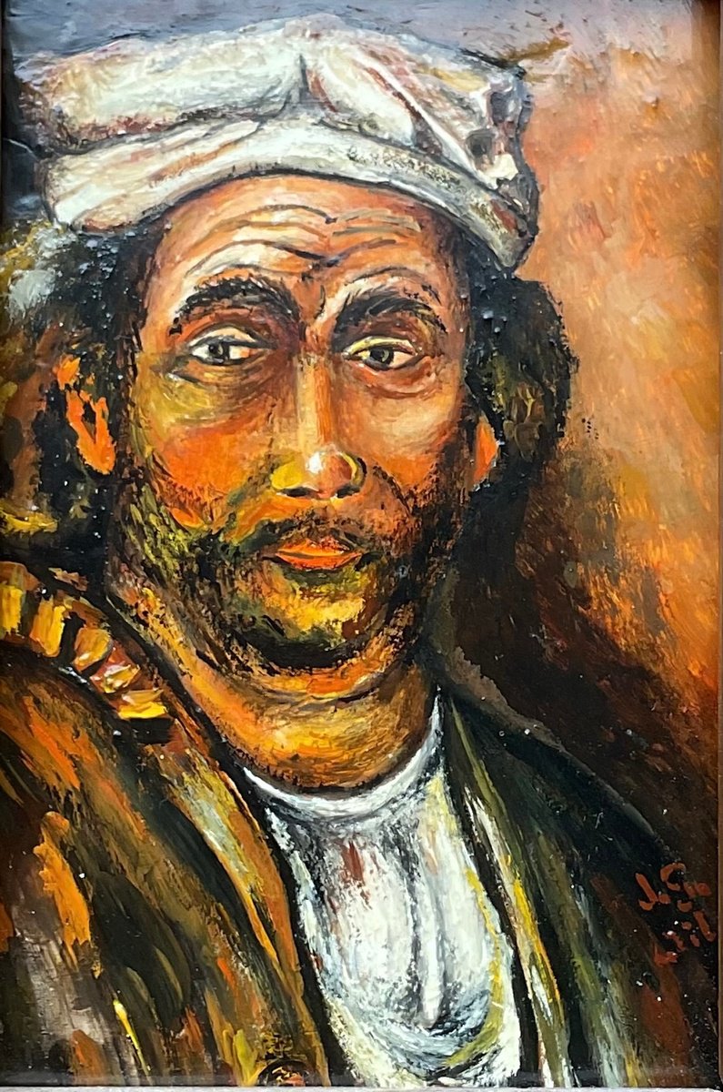 Portrait Oil Painting By Jg Wilson, 10 X 12, Man Of The Past, Original Artwork