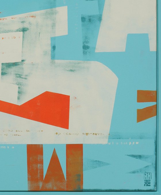 Typopop in turquoise