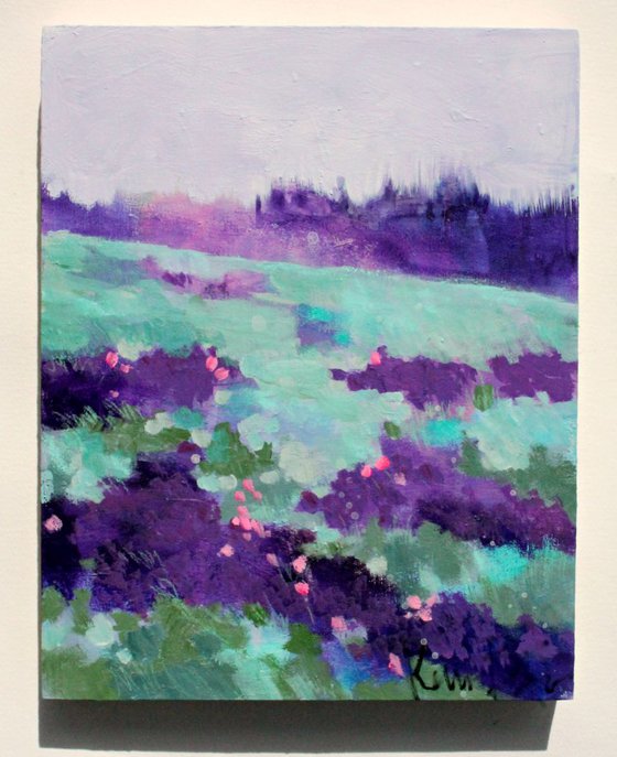 Meadow of Purple Flowers
