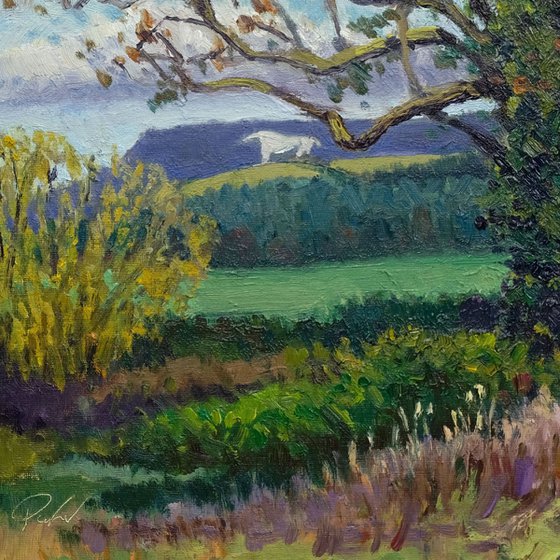 Towards the Kilburn White Horse