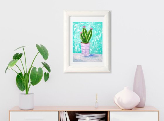Still life with cactus
