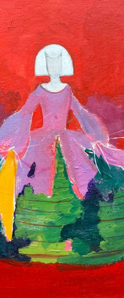 Red Infanta by Gela MIKAVA